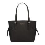 ショッピングマイケル マイケルコース トートバッグ レディース VOYAGER サフィアーノ レザー トート ラージ ブラック MICHAEL KORS 35S5SV6T7L BLACK