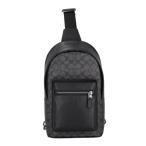 コーチ アウトレット ボディバッグ メンズ ウエスト パック・シグネチャー キャンバス ブラック COACH OUTLET CV924 QBMI5