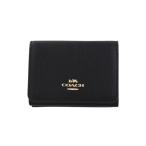 コーチ アウトレット 三つ折り財布 レディース カード ホルダー ウォレット・シグネチャー キャンバス ブラック COACH OUTLET CZ034 IMXAQ 爆買