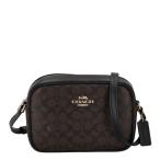 コーチ アウトレット ショルダーバッグ レディース ジェイミー シグネチャー COACH OUTLET CZ186 IMXAQ ダークブラウン/ブラック 爆買