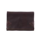 イルビゾンテ 三つ折り財布 メンズ レディース ユニセックス ブラウン IL BISONTE SMW002 PO0001 BW432N CAFFE