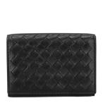 ショッピングボッテガ・ヴェネタ ボッテガヴェネタ 三つ折り財布 メンズ イントレチャート ブラック BOTTEGA VENETA 515385 V3UN2 1295