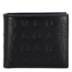 ブルガリ 二つ折り財布 メンズ Bulgari Logo Infinitum ブラック BVLGARI 292714 BLACK