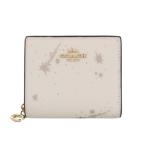 コーチ アウトレット 二つ折り財布 レディース スナップ ウォレット・スター プリント COACH OUTLET CCL97 IMCAH チョークマルチ