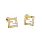  Fendi серьги женский FOREVER Gold FENDI 8AL294 ATEP F089U ORO SOFT+CRYSTAL
