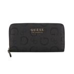ショッピング長財布 レディース ゲス 長財布 レディース OAK PARK / Large Zip Around ブラック GUESS G8238599 COAL 爆買
