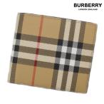 ショッピングBURBERRY BURBERRY　バーバリー　8065636　A7026　小銭入れ付　二つ折り財布 　チェック　アーカイブベージュ メンズ 男性用 ギフト プレゼント