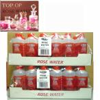 TOP OP ローズウォーター 200ｍｌ 24セット 　india rose water  芳香蒸留水 フローラルウォーター フラワーウォーター アロマウォーター 化粧水