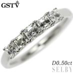 GSTV Pt950 ダイヤモンド リング 0.50ct 最終 出品6週目 SELBY