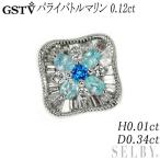 GSTV Pt パライバトルマリン アウイナイト ダイヤ ペンダントトップ 0.12 H0.01 D0.34 新入荷 出品1週目 SELBY