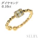 K18YG ダイヤモンド リング/イヤーカフ 0.10ct 形状記憶 新入荷 出品1週目 SELBY