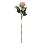 asca искусственный цветок rose A-31544 розовый зеленый 