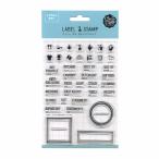 ko. было использовано .. этикетка штамп прозрачный Household Items 0981-004