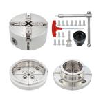 DEEFIINE 4 дюймовый деревообрабатывающий токарный станок молния комплект 1''X 8 TPI винт .3/4''X 16 TPI адаптер, никель металлизированный собственный . сердце 4 коготь деревообработка .. молния 