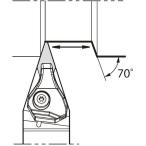 京セラ(Kyocera) 外径・倣い加工用クーラントホルダ DVVN-JCT DVVNN2525M-16JCT