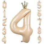 GRESATEKba Rune цифра способ судно день рождения 40 дюймовый большой номер 4 день рождения ba Rune украшение установка день рождения украшение карамель 