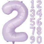  фиолетовый ba Rune 2 лет номер ba Rune лиловый цифра 2 способ судно цифра ba Rune большой день рождения украшение установка способ судно 40 дюймовый (2, лиловый )