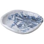  белый фарфор с синим рисунком краб . менять type 10.0 тарелка [ 32 x 30 x 6.5cm ] | большая тарелка seto моно ho mpo(Setomonohonpo)