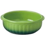  colore зеленый круг колерование (L) [ 16 x 14.6 x 5.4cm ] | тарелка для запеканок seto моно ho mpo(Setomonohonpo)
