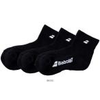 バボラ Babolat テニス レディース CLUB 3P SHORT SOCKS ショートソックス 3足セット