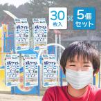 ビホウ マスク 使い捨て 不織布 横ワイド まっ白なやさしいマスク 個包装 30枚入×5個セット 大きめサイズ 大人 男性 メンズ 日本製 Bihou