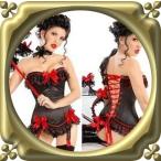 Yahoo! Yahoo!ショッピング(ヤフー ショッピング)セクシーコルセット　パ-ティー　ガーターベルト付き ゴスロリ　コスプレ　黒 Ｓ〜ＸＬサイズ　 s1011-y（s1011）