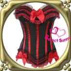 Yahoo! Yahoo!ショッピング(ヤフー ショッピング)セクシーコルセット　くびれ　おしゃれランジェリー　編み上げ 黒　赤リボン s1559（s1559-2559a）