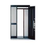 【直送品】 川口技研 アルキング網戸 AK-20 H206~227cm W50~96cm | 玄関 換気対策 取り付け簡単 蚊 虫よけ 虫除け 玄関網戸 ドア エコ