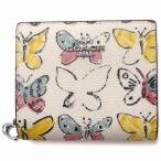 【並行輸入品】コーチ 財布 COACH アウトレット バタフライ プリント 蝶柄 チョウ柄 スナップウォレット 二つ折り財布 CAP10 SVCAH　n250416