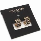 【並行輸入品】コーチ ピアス COACH アウトレット シグネチャー フープ ピアス C7770 GDBLK