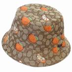 コーチ 帽子 COACH アウトレット シグネチャー レトロ オレンジ フルーツ バケットハット CAP90 PB2 n250723
