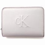 Calvin Klein カルバンクライン アウトレット サイフ ラウンドファスナーロゴ ウォレット 二つ折り財布 4K1004G 020 n250416
