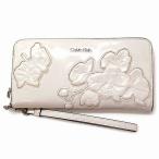 【並行輸入品】ワケアリ　Calvin Klein カルバンクライン アウトレット ラウンドファスナー長財布 フラワースタイル H5AQQ8VD3C7 n250903