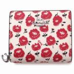 ショッピングコーチ 財布 【並行輸入品】コーチ 財布 COACH アウトレット コーチ スナップウォレット フラワープリント 花柄 二つ折り財布 CBO76 SVWGZ n250903