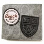 ショッピングコーチ 財布 【並行輸入品】コーチ 財布 COACH アウトレット 3-IN-1 ウォレット・シグネチャー キャンバス・パッチall メンズ 二つ折り財布 CCG27 GRM