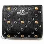 【並行輸入品】コーチ 財布 COACH アウトレットシルバー スナップ ウォレット リベット二つ折り財布 ブラックマルチ CCL78 SVA47 n251215
