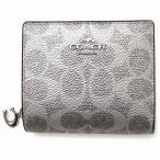 ショッピングコーチ 財布 【並行輸入品】コーチ 財布 COACH アウトレット スナップ ウォレット・シグネチャー キャンバス 二つ折り財布 シルバー CCL96 SVYGP n251215