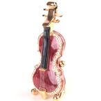 【ジュエリーボックス】バイオリン ジュエリーボックス EX3941 ブラウン 999