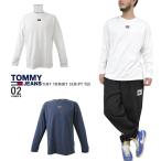 ショッピングTOMMY TOMMY JEANS トミージーンズ トミースクリプトロングスリーブTシャツ「TINY TOMMY SCRIPT TEE」 長袖 クルーネック 男女兼用 ロンTEE カジュアル オールシーズン