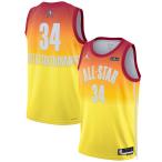 NBAya лак *atetokmbo форма NBA все Star 2023 All-Star Swingman Jersey Jordan Brand orange 