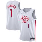 NBAje-mz* - -ten76ers форма 2022/23 swing man джерси Nike /Nike City выпуск 