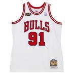 NBA Деннис * удилище man Chicago *bruz форма NBA переиздание подлинный (NBA финальный 1997) Mitchell &amp; Ness Home 