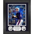 NFL グッズ トム・ブレイディ ペイトリオッツ シルバーコイン フォトミント スーパーボウル出場10回記念 The Highland Mint SB55