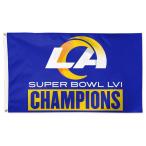 NFL ラムズ グッズ 第56回 スーパーボウル 優勝記念 Super Bowl LVI Champions Flag 旗 ウィンクラフト/WinCraft