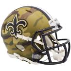 NFL セインツ ミニヘルメット Camo Alternate Revolution Speed Mini Football Helmet Riddell