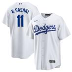 MLB 佐々木朗希 ドジャース ユニフォーム Replica Player Jersey ナイキ/Nike ホワイト