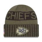 NFL chief s вязаная шапка [ иностранная модель ] sa route Salute tu сервис 2025 Knit Hat New Era /New Era оливковый 