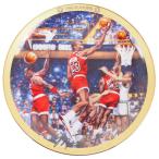 NBA ブルズ マイケル・ジョーダン コレクター プレート 1986 プレーオフ (6489B) Upper Deck レアアイテム