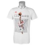 NBA Tシャツ トレイルブレイザーズ デイミアン・リラード 半袖 エレベート アディダス/Adidas ホワイト