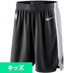 NBA スパーズ ショートパンツ/ショーツ キッズ スウィングマン アイコン エディション ナイキ/Nike ブラック